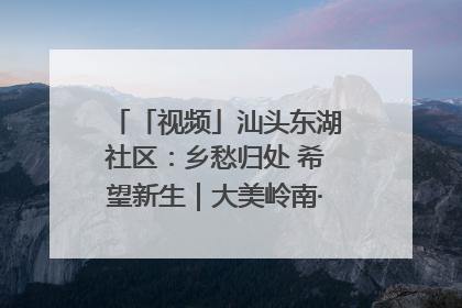 「视频」汕头东湖社区：乡愁归处 希望新生｜大美岭南·百村焕新记