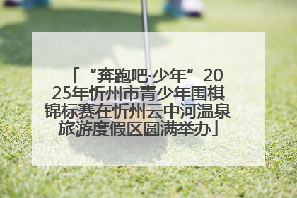 “奔跑吧·少年”2025年忻州市青少年围棋锦标赛在忻州云中河温泉旅游度假区圆满举办