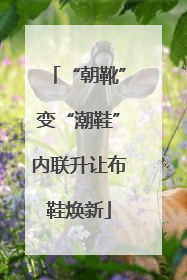 “朝靴”变“潮鞋”内联升让布鞋焕新