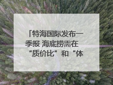 特海国际发布一季报 海底捞需在“质价比”和“体验感”中找到平衡｜新经济观察