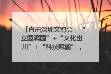 直击深圳文博会｜“立园满园”+“文化出川”+“科技赋能”，成都传媒发布三大文创领域合作清单