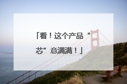 看！这个产品“芯”意满满！