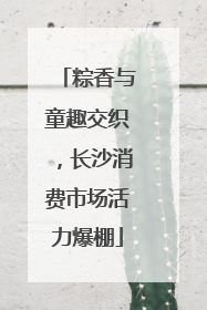 粽香与童趣交织，长沙消费市场活力爆棚