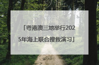 粤港澳三地举行2025年海上联合搜救演习