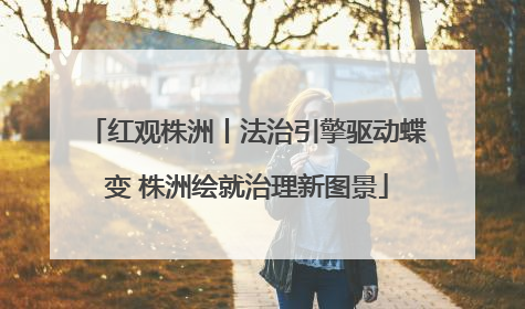 红观株洲丨法治引擎驱动蝶变 株洲绘就治理新图景