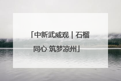 中新武威观｜石榴同心 筑梦凉州
