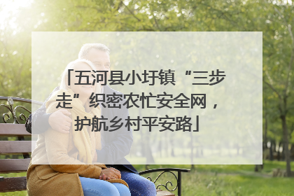 五河县小圩镇“三步走”织密农忙安全网，护航乡村平安路