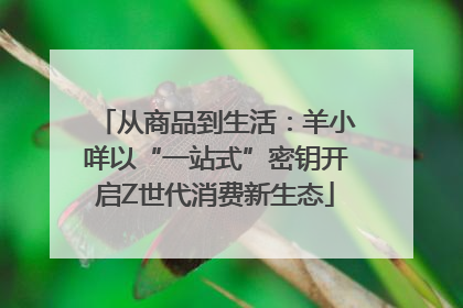从商品到生活：羊小咩以“一站式”密钥开启Z世代消费新生态