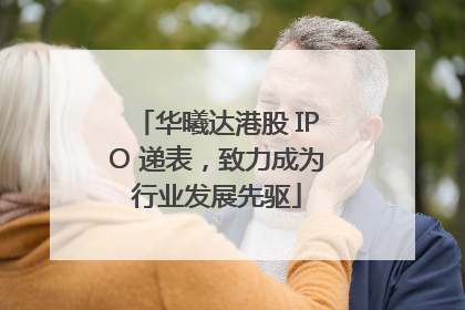 华曦达港股 IPO 递表，致力成为行业发展先驱