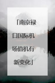 南京禄口国际机场值机有新变化