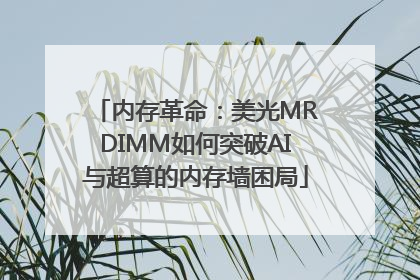 内存革命：美光MRDIMM如何突破AI与超算的内存墙困局