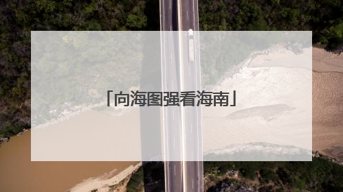 向海图强看海南