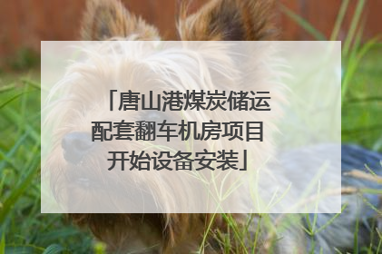 唐山港煤炭储运配套翻车机房项目开始设备安装