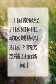 国家级经开区如何推动区域协调发展？商务部答封面新闻