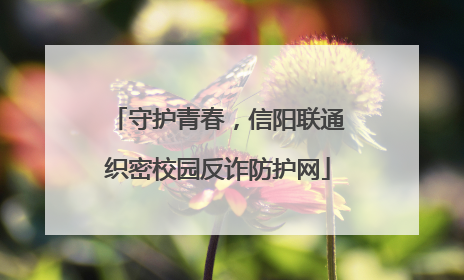 守护青春，信阳联通织密校园反诈防护网