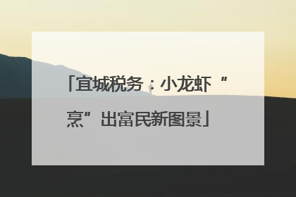 宜城税务：小龙虾“烹”出富民新图景