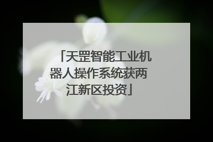 天罡智能工业机器人操作系统获两江新区投资