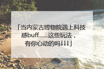 当内蒙古博物院遇上科技感buff……这些玩法，有你心动的吗↓↓↓