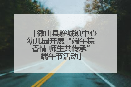 微山县驩城镇中心幼儿园开展“端午粽香情 师生共传承”端午节活动