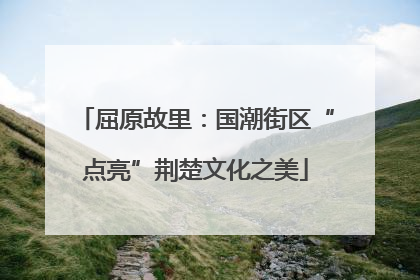 屈原故里：国潮街区“点亮”荆楚文化之美