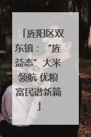旌阳区双东镇：“旌益态”大米领航 优粮富民谱新篇