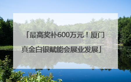 最高奖补600万元！厦门真金白银赋能会展业发展