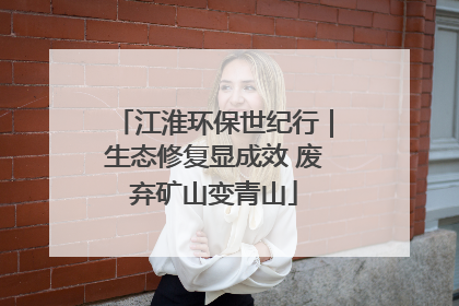 江淮环保世纪行｜生态修复显成效 废弃矿山变青山