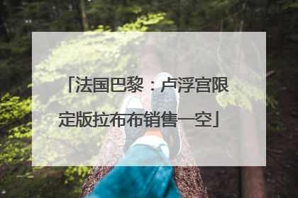 法国巴黎：卢浮宫限定版拉布布销售一空