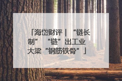 海岱财评｜“链长制” “链”出工业大梁“钢筋铁骨”