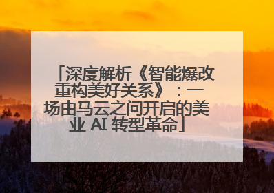 深度解析《智能爆改 重构美好关系》：一场由马云之问开启的美业 AI 转型革命