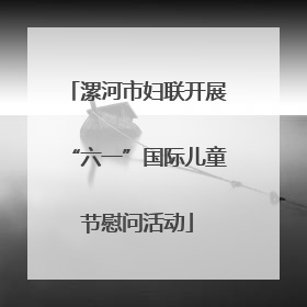 漯河市妇联开展“六一”国际儿童节慰问活动