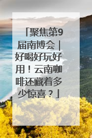 聚焦第9届南博会｜好喝好玩好用！云南咖啡还藏着多少惊喜？