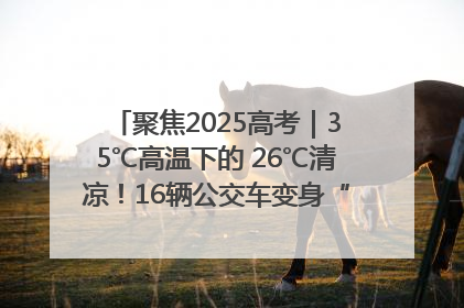 聚焦2025高考｜35℃高温下的 26℃清凉！16辆公交车变身“助考驿站”为高考护航