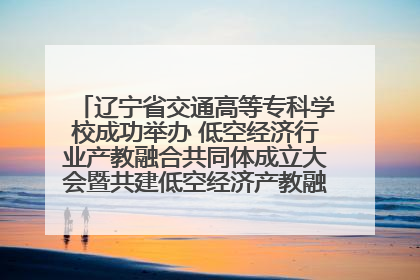 辽宁省交通高等专科学校成功举办 低空经济行业产教融合共同体成立大会暨共建低空经济产教融合新生态论坛
