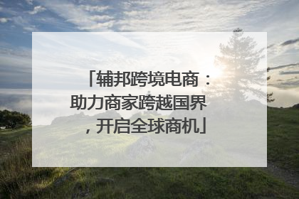 辅邦跨境电商：助力商家跨越国界，开启全球商机