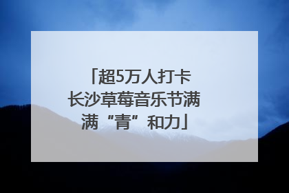 超5万人打卡 长沙草莓音乐节满满“青”和力
