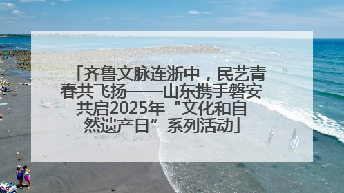 齐鲁文脉连浙中，民艺青春共飞扬——山东携手磐安共启2025年“文化和自然遗产日”系列活动