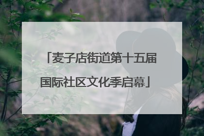 麦子店街道第十五届国际社区文化季启幕