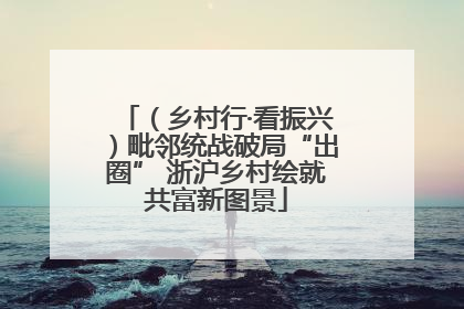 （乡村行·看振兴）毗邻统战破局“出圈” 浙沪乡村绘就共富新图景