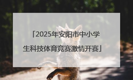 2025年安阳市中小学生科技体育竞赛激情开赛