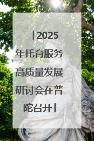2025年托育服务高质量发展研讨会在普陀召开