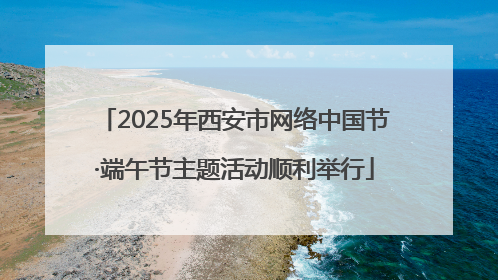 2025年西安市网络中国节·端午节主题活动顺利举行